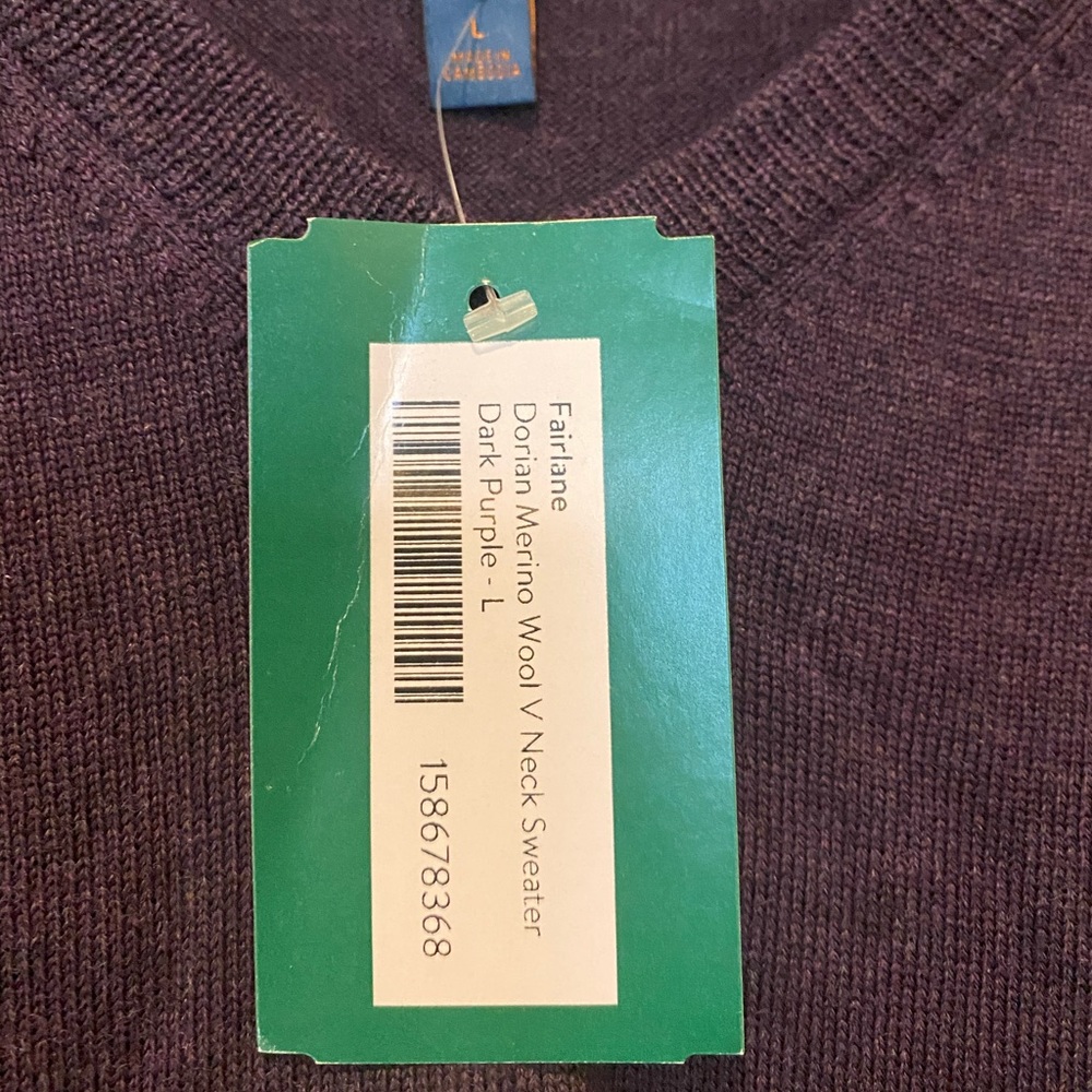 Men’s plum sweater